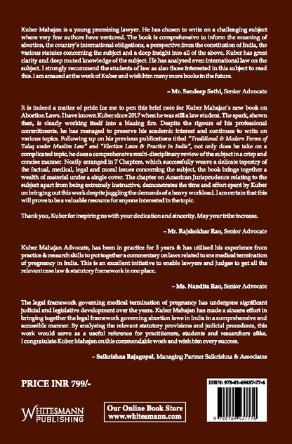 Abortion and Pre-Conception Pre-Natal Laws in India by Kuber Mahajan – image 2