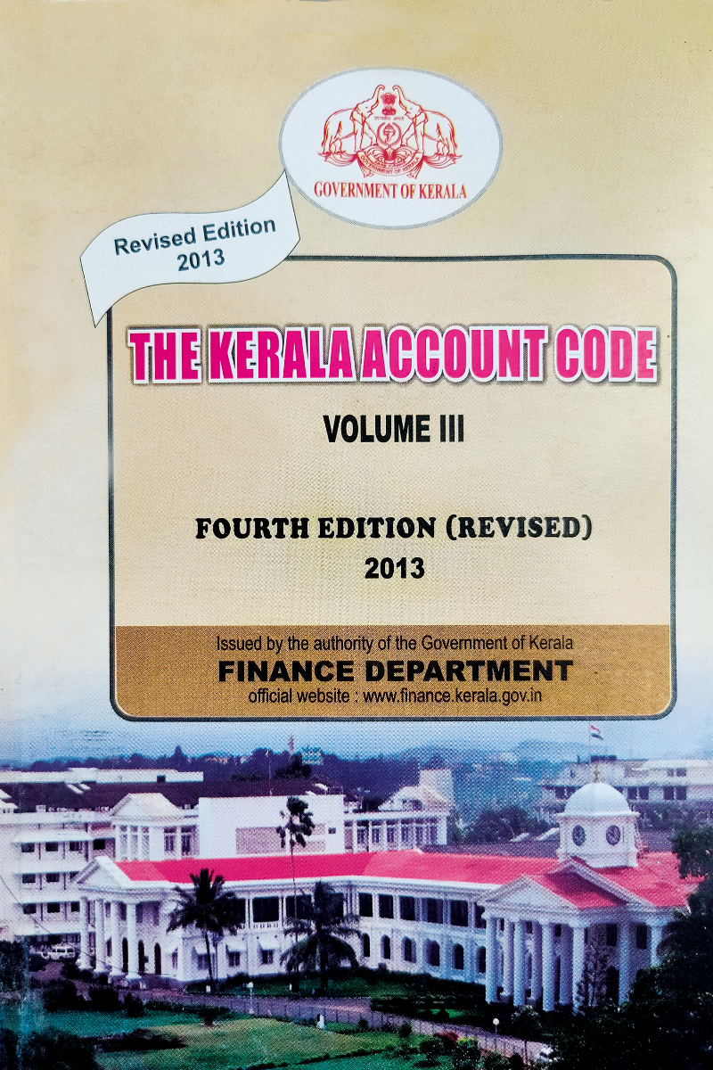 The Kerala Account Code Volume 3 | KAC 3 | Government Text