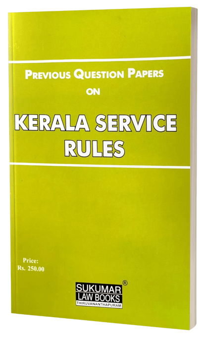 Kerala Service Rules Combo - K. J. George Guide + Previous Questions