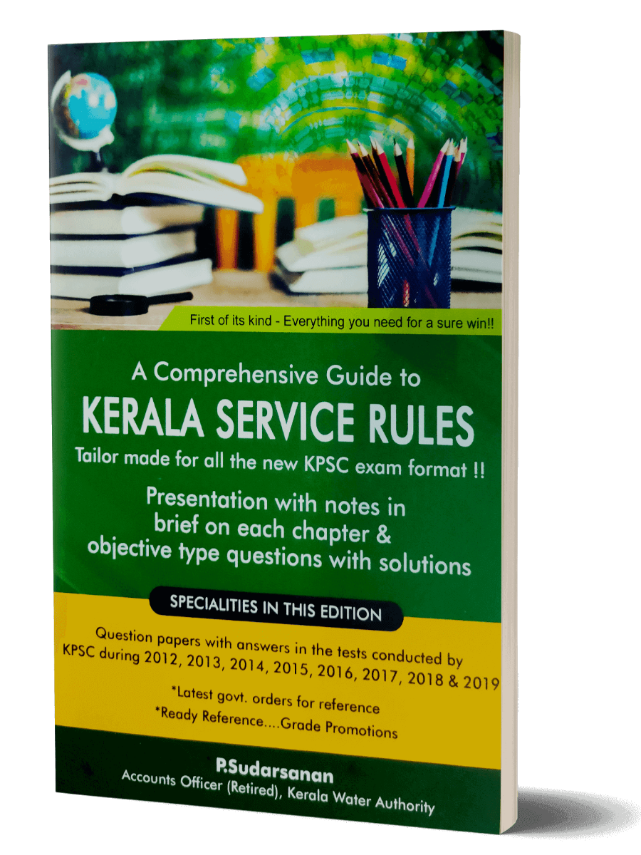 Kerala Service Rules Combo - P. Sudarsanan Guide + Previous Questions