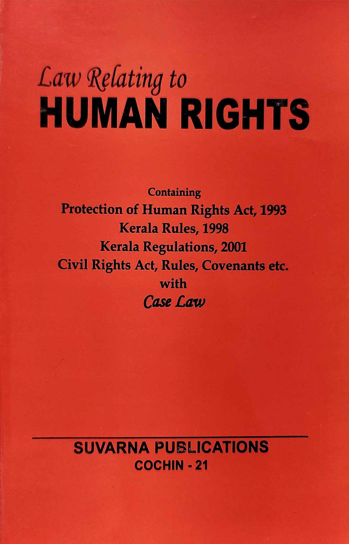 Law Relating To Human Rights