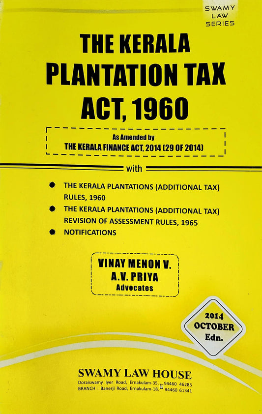 The Kerala Plantation Tax Act,1960