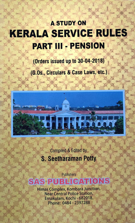 A Study On Kerala Service Rules, Part 3 - Pension