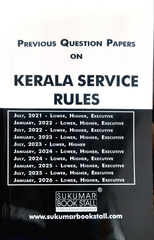 Previous Questions with Answers (2021-2026) on Kerala Service Rules | PQ KSR I & II | KSR 1 & KSR 2