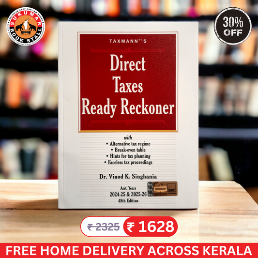 Taxmann's Direct Taxes Ready Reckoner | 2024-25 & 2025-26 | Dr. Vinod K Singhania