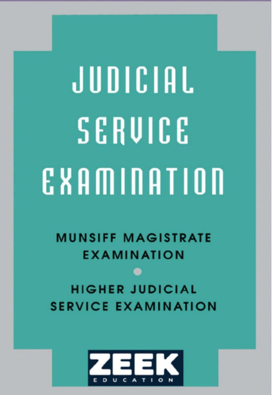 Judicial Service Examination Rank File - ZEEK EDUCATION