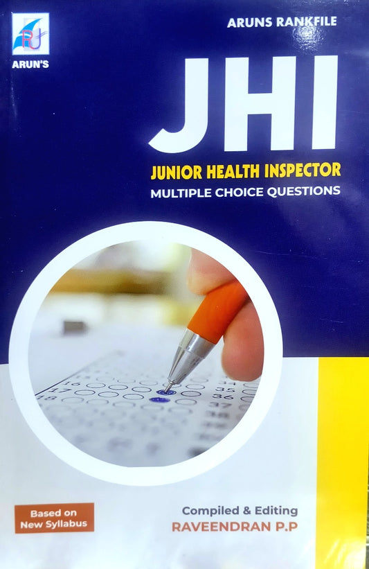 Junior Health Inspector| Multiple Choice Questions