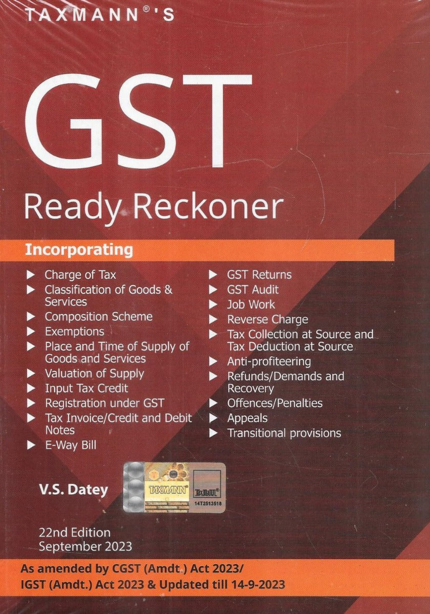 GST Ready Reckoner | September 2023