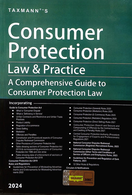 Consumer Protection Law & Practice | A Comprehensive Guide to Consumer Protection Law | 2024