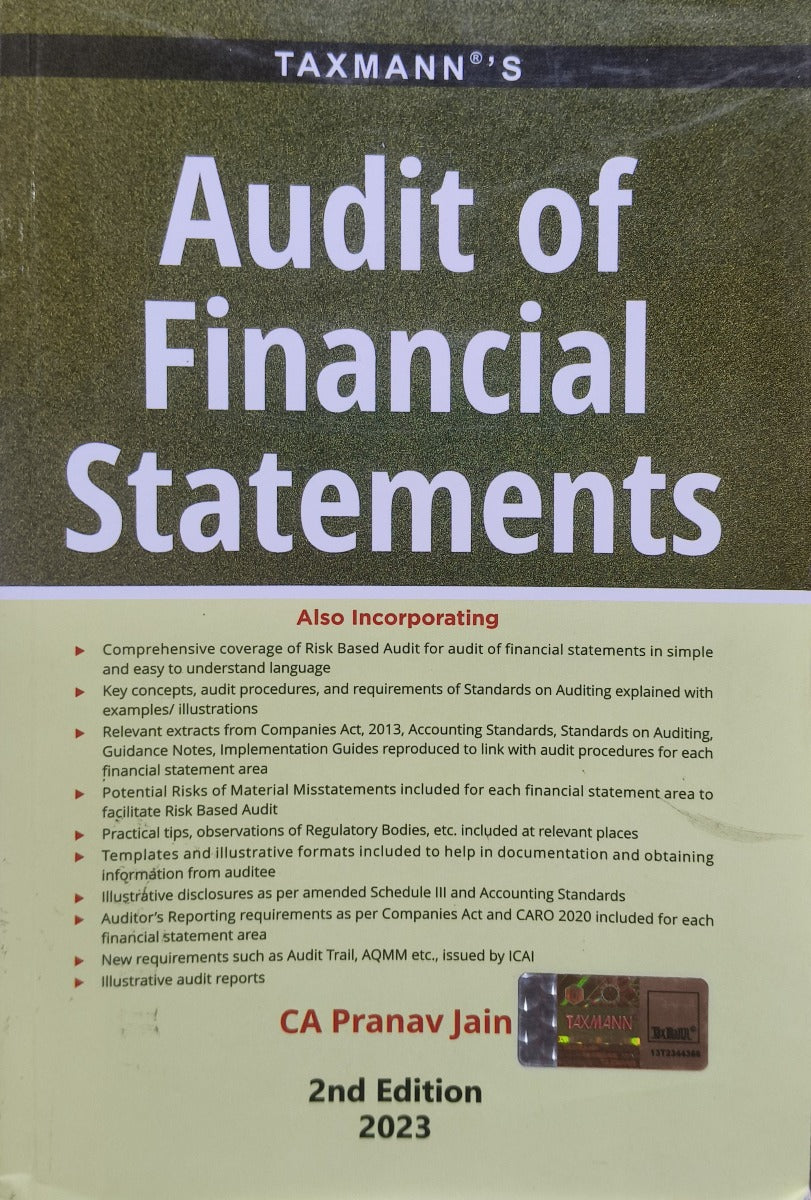 Audit of Financial Statements | 2nd Edition 2023