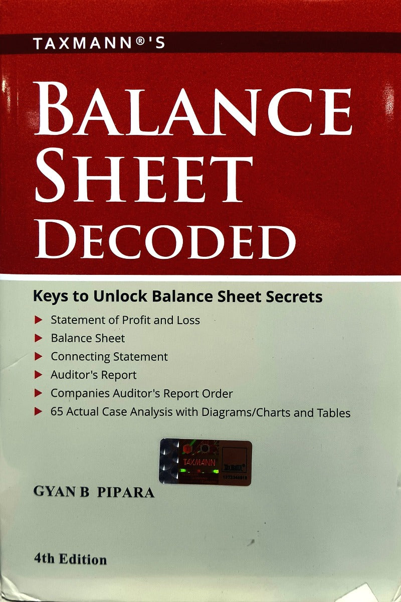 Balance Sheet Decoded | 4th Edition 2023