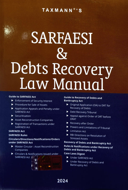 Sarfaesi & Debts Recovery Law Manual | 2024 Edition