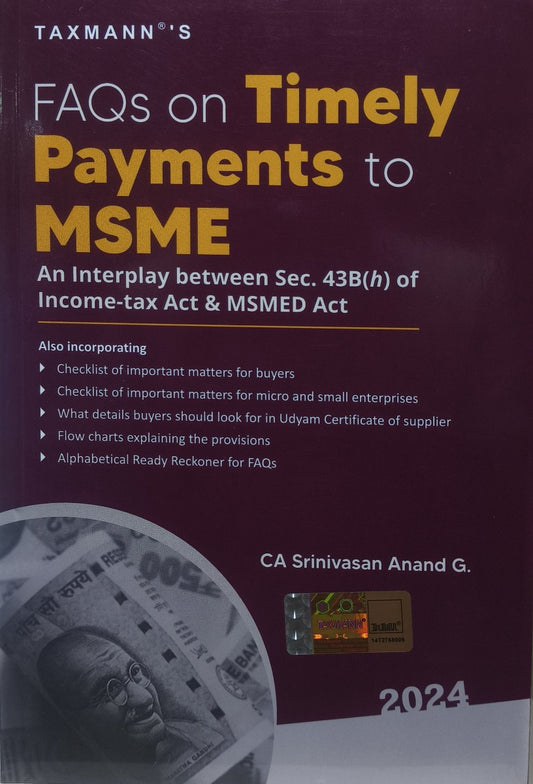 FAQs On Timely Payments to MSME | 2024 Edition