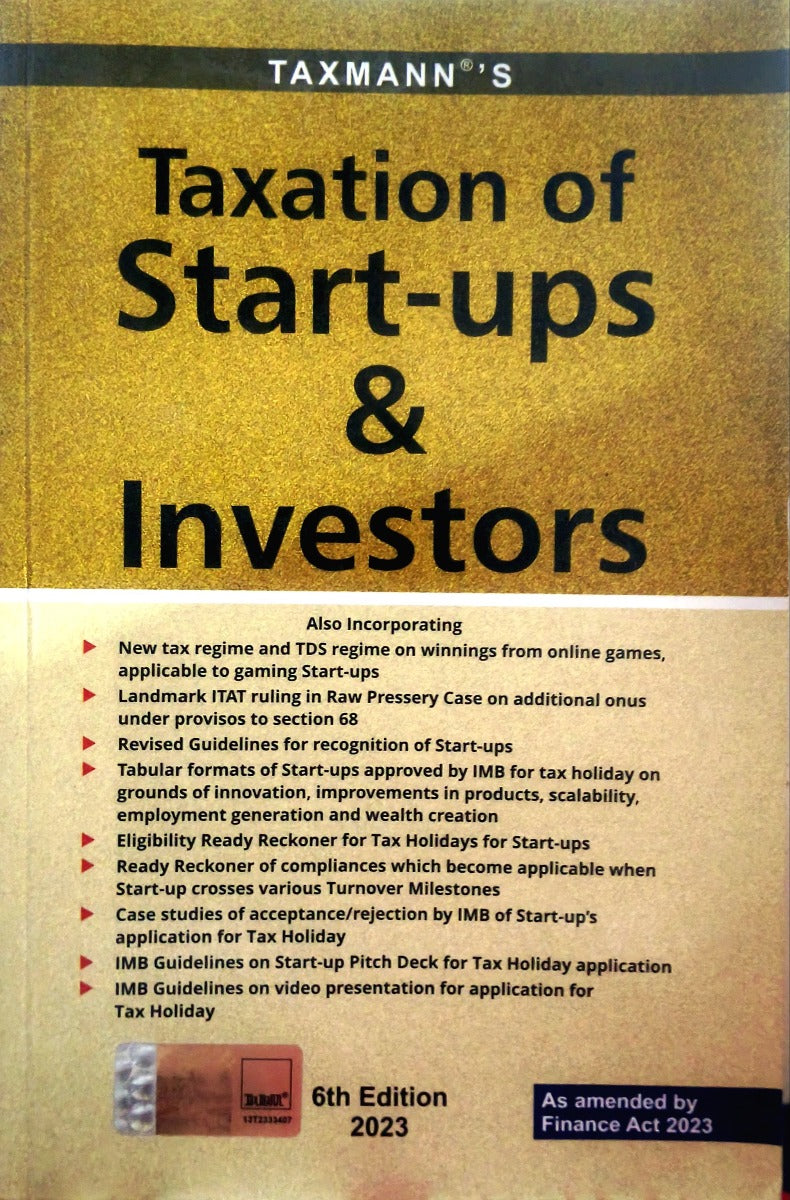 Taxation of Start-ups & Investors | 2023 Edition