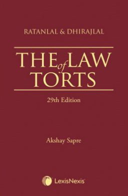 The Law of Torts By Ratanlal & Dhirajlal | 29th Edition| LexisNexis