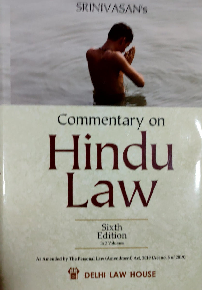 Commentary on Hindu Law | by M N Srinivasan | Delhi Law House