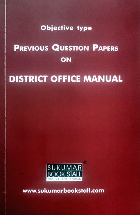 Previous Questions on District Office Manual (2014-2024)