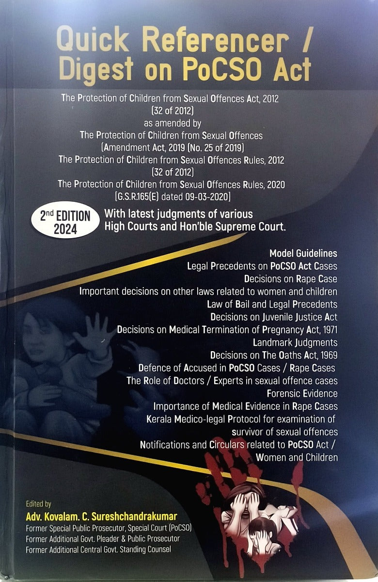 Quick References/Digest on PoCSO Act | 2024 Edition | By Adv. Kovalam. C. Sureshchandrakumar