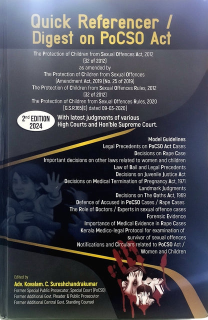 Quick References/Digest on PoCSO Act | 2024 Edition | By Adv. Kovalam. C. Sureshchandrakumar