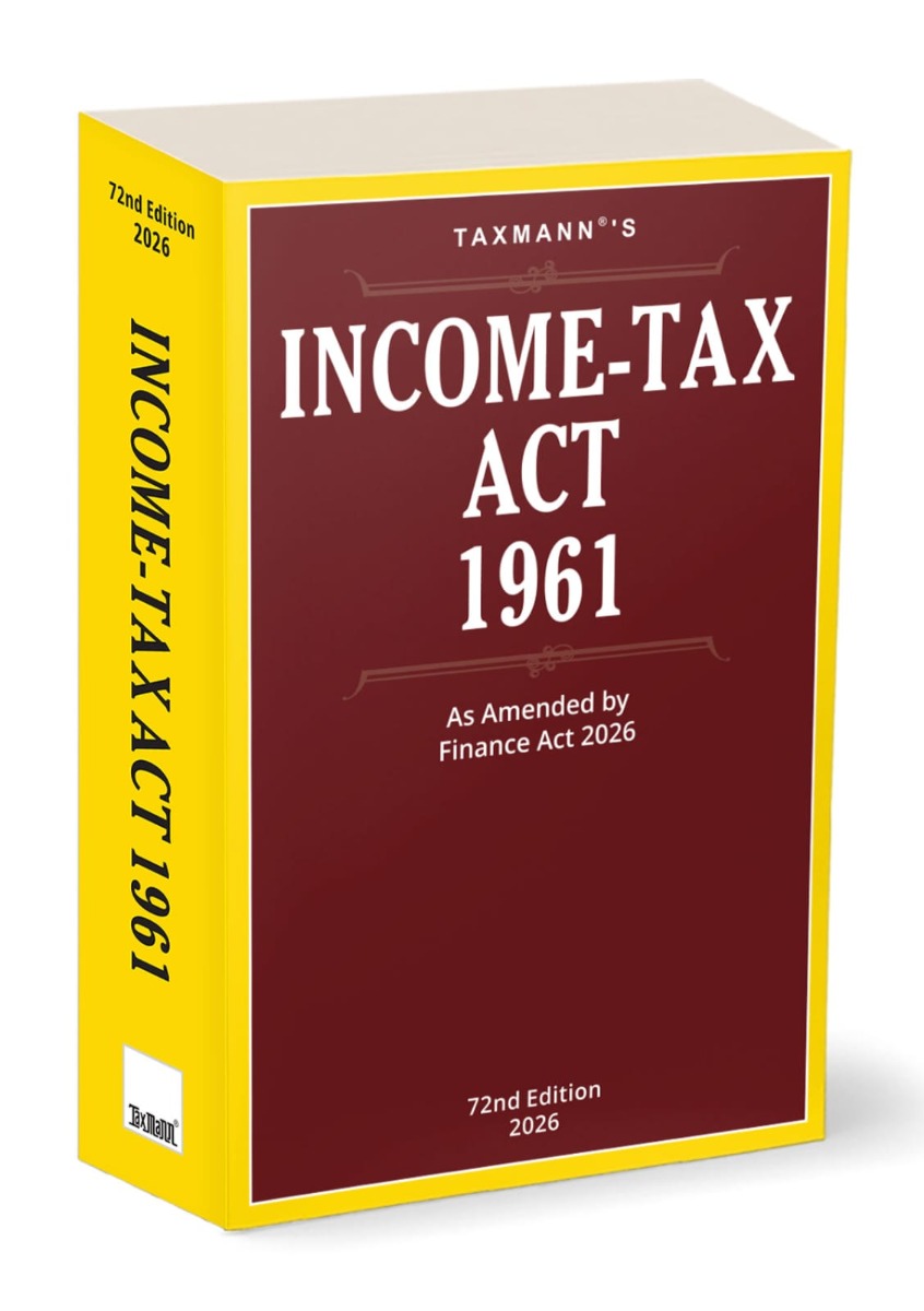 Income Tax Act 1961 | 2026 Edition | By Taxmann Publication