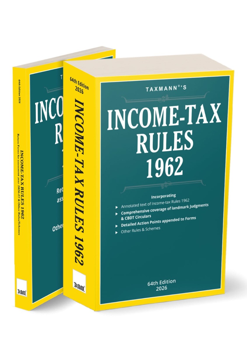 Income Tax Rules, 1962 | 2026 Edition | By Taxmann Publication