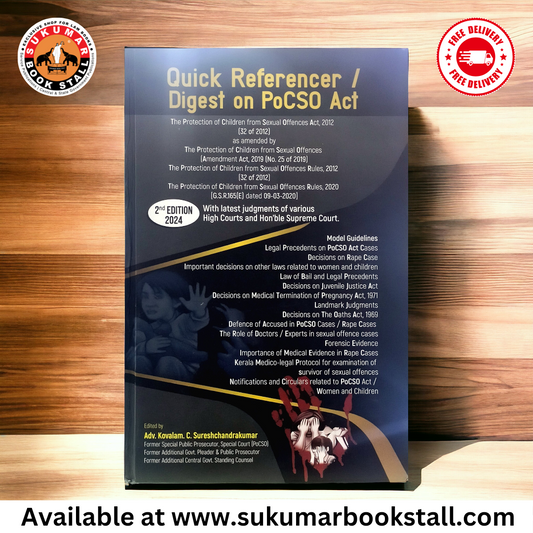 Quick References/Digest on PoCSO Act | 2024 Edition | By Adv. Kovalam. C. Sureshchandrakumar